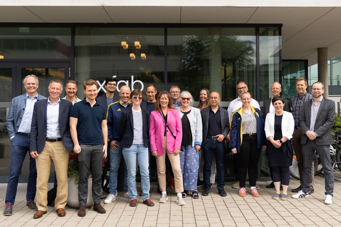 Gruppbild: företag som medverkade under Silicon Saxony Day