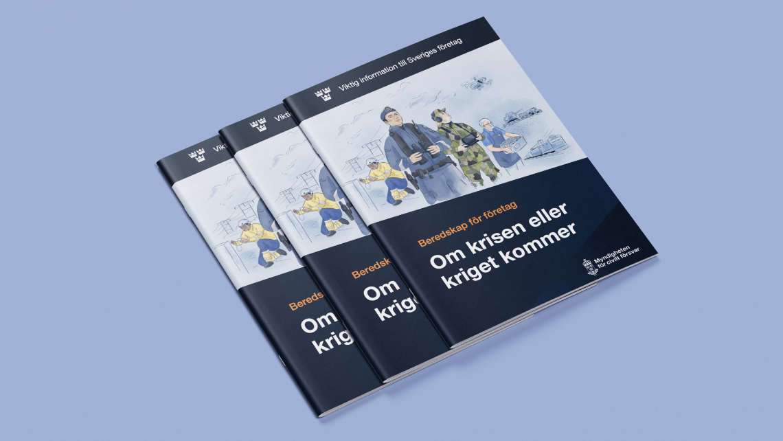 MCF:s broschyr: Om krisen eller kriget kommer - beredskap för företag