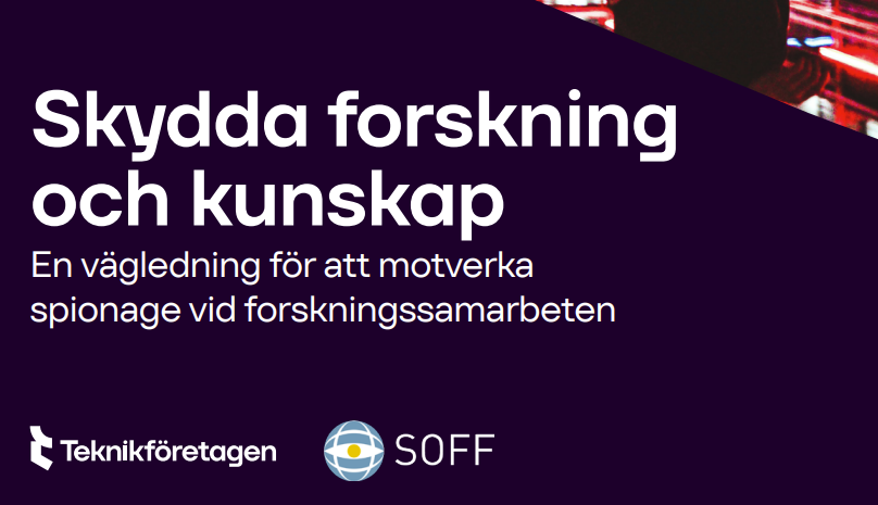 Bild med citat "Skydda forskning och kunskap"